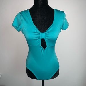 Turquoise bodysuit